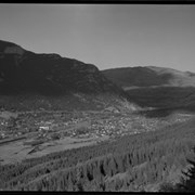 Cover image of [Mountain and town views near Blairmore, Alberta]