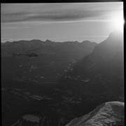 Cover image of Helicopter cornice: Bombing Mt. Norquay Ridge