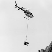 Cover image of Heli cable Rescue Exercise Mt. Cory 1973: RCMP promotion