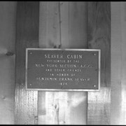 Cover image of Seaver Cabin plate, ACC