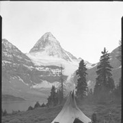 Cover image of Mount Assiniboine & teepee