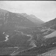 Cover image of Kicking Horse Canyon, old railroad & road