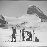 Cover image of Skiers at Mt. Balfour
