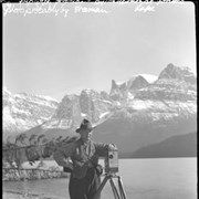 Cover image of Columbia Icefield trip, Byron Harmon at Fortress Lake