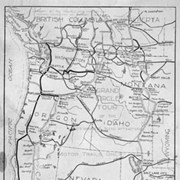Cover image of Map of auto road, western states