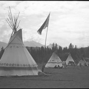 Cover image of Camp at Banff Indian grounds