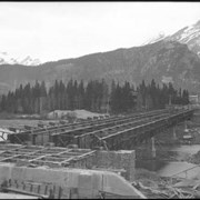 Cover image of Construction of Bow River bridge