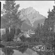 Cover image of [Banff Avenue from Bretton Hall Hotel grounds]