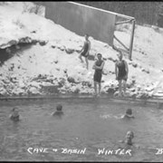 Cover image of Bathing at Cave & Basin in winter