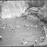 Cover image of Cave & Basin, old hot pool