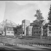 Cover image of New P.O. : [Banff post office]