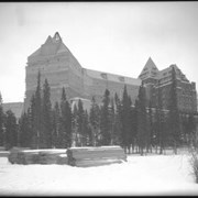 Cover image of Construction of Banff Springs Hotel