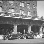 Cover image of Entrance to Banff Springs Hotel