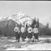 Cover image of Banff Winter Carnival, ladies rink, curling