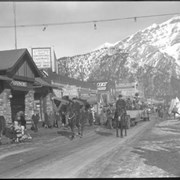 Cover image of Banff Winter Carnival, parade on Banff Avenue