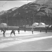 Cover image of Banff Winter Carnival, ladies hockey match