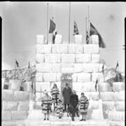 Cover image of Banff Winter Carnival, ice palace and snow queens