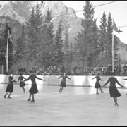 Cover image of Banff Winter Carnival, fancy skating