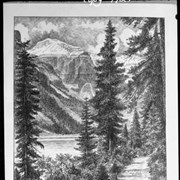 Cover image of Mt. Lefroy, drawing by Fitzpatrick