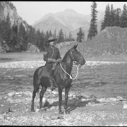 Cover image of Mountie on horseback