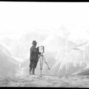 Cover image of Skyline trail, Emerald to Field, Byron Harmon & movie camera