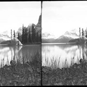 Cover image of Columbia trip, Maligne Lake, stereo