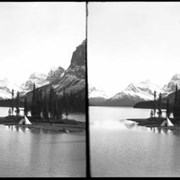 Cover image of Columbia trip, Maligne Lake, stereo