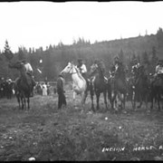 Cover image of Banff Indian Days, horse race