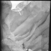 Cover image of Climbers on seracs, 1/2 stereo
