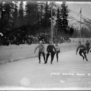 Cover image of Banff Winter Carnival, speed skating races