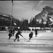 Cover image of Banff Winter Carnival, Ladies hockey match