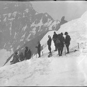 Cover image of Untitled : [ACC climbers resting on Mount Fay]