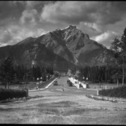 Cover image of Banff Avenue from Post Office