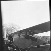 Cover image of [Airplane on Bow River]