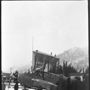 Cover image of [Airplane on Bow River]