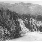 Cover image of Looking East near Mud Tunnel, Lower Kicking Horse Canyon. 295.