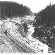 Cover image of Kicking Horse River, West of No.1 switch. 292.