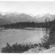 Cover image of Bow River and mts., 3 miles West of Laggan. 305.