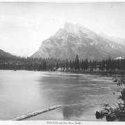 Cover image of Twin Peaks and Bow River, Banff. 236.