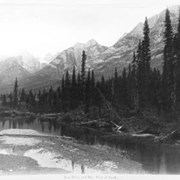 Cover image of Bow River and mts., West of Banff. 284.