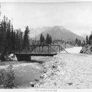 Cover image of Falls and Spray Bridge, Banff. 261.