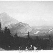 Cover image of Bow River Valley, view from Hot Springs, Banff. 266.