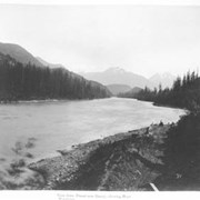 Cover image of 91. View down Fraser near Emory, showing Hope Mountains