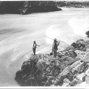 Cover image of Unidentified Indigenous people fishing in British Columbia