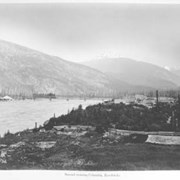 Cover image of Second crossing Columbia, Revelstoke. 136.