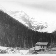 Cover image of Glacier Hotel and Sir Donald Peak. 166.