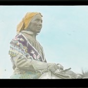 Cover image of Woman with beaded jacket