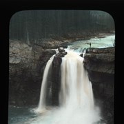 Cover image of Lower falls  Snake First Nations R. [River]  Jasper National Park