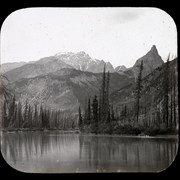 Cover image of Mt. [Mount] Edith from Bow River nr. [near] Banff BC [British Columbia] [sic Banff, Alberta]