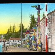 Cover image of [Northwest Coast First Nations village with totems]